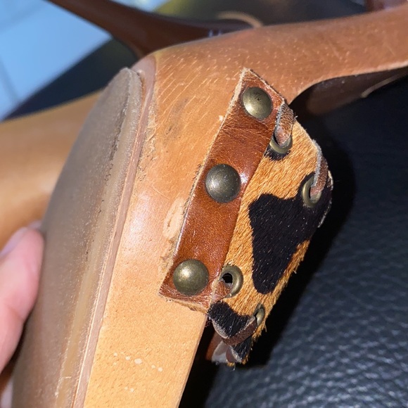 BEBE Calf Skin Sandal Heels 4”, NEW W/O BOX - Picture 10 of 11